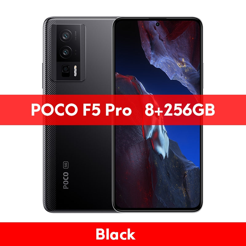 New POCO F5 Pro 5G Global Version 256GB/512GB Snapdragon® 8+ Gen 1 6.67" WQHD+120Hz AMOLED DotDisplay 64MP Camera NFC