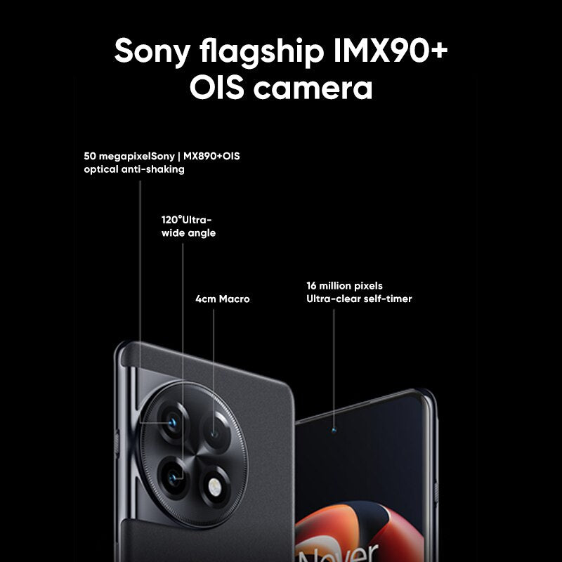 Global ROM Oneplus ACE 2 5G Smartphone Snapdragon 8+ Gen 1 Mobile Phone 6.74'' 120Hz AMOLED Screen 50MP Triple Camera 5000mAh