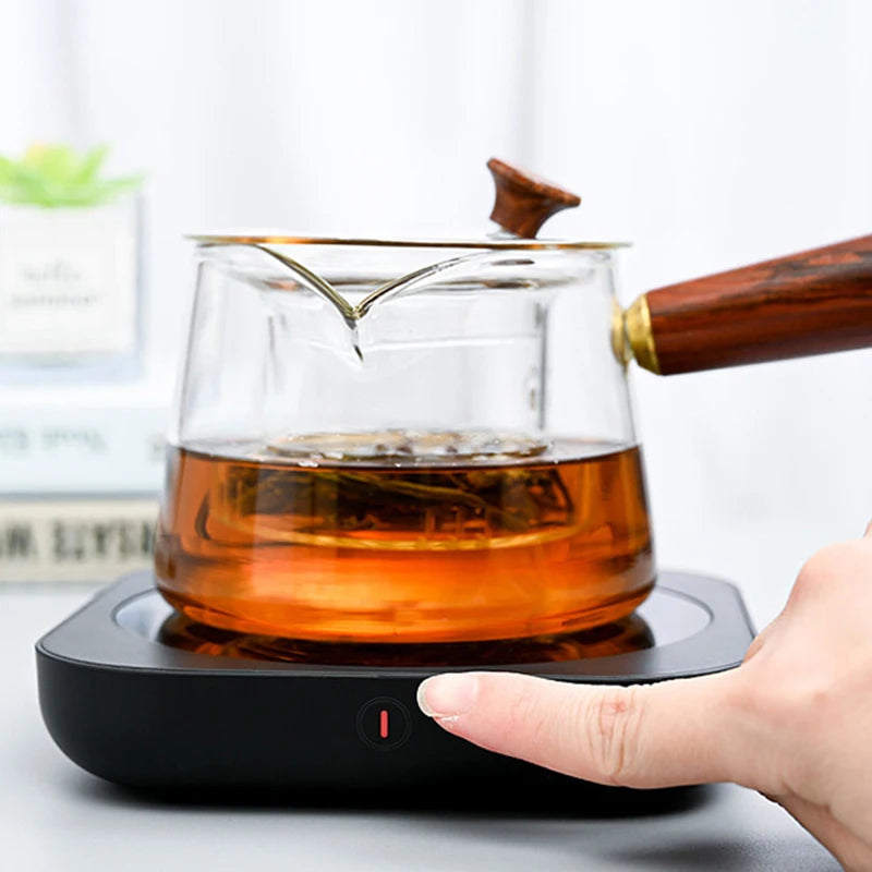 Electric Constant Temperature Cup Heater Mug Warmer Mat Smart Thermostatic Cup Coaster Tea Coffee Milk Heating Dish Pad Gift