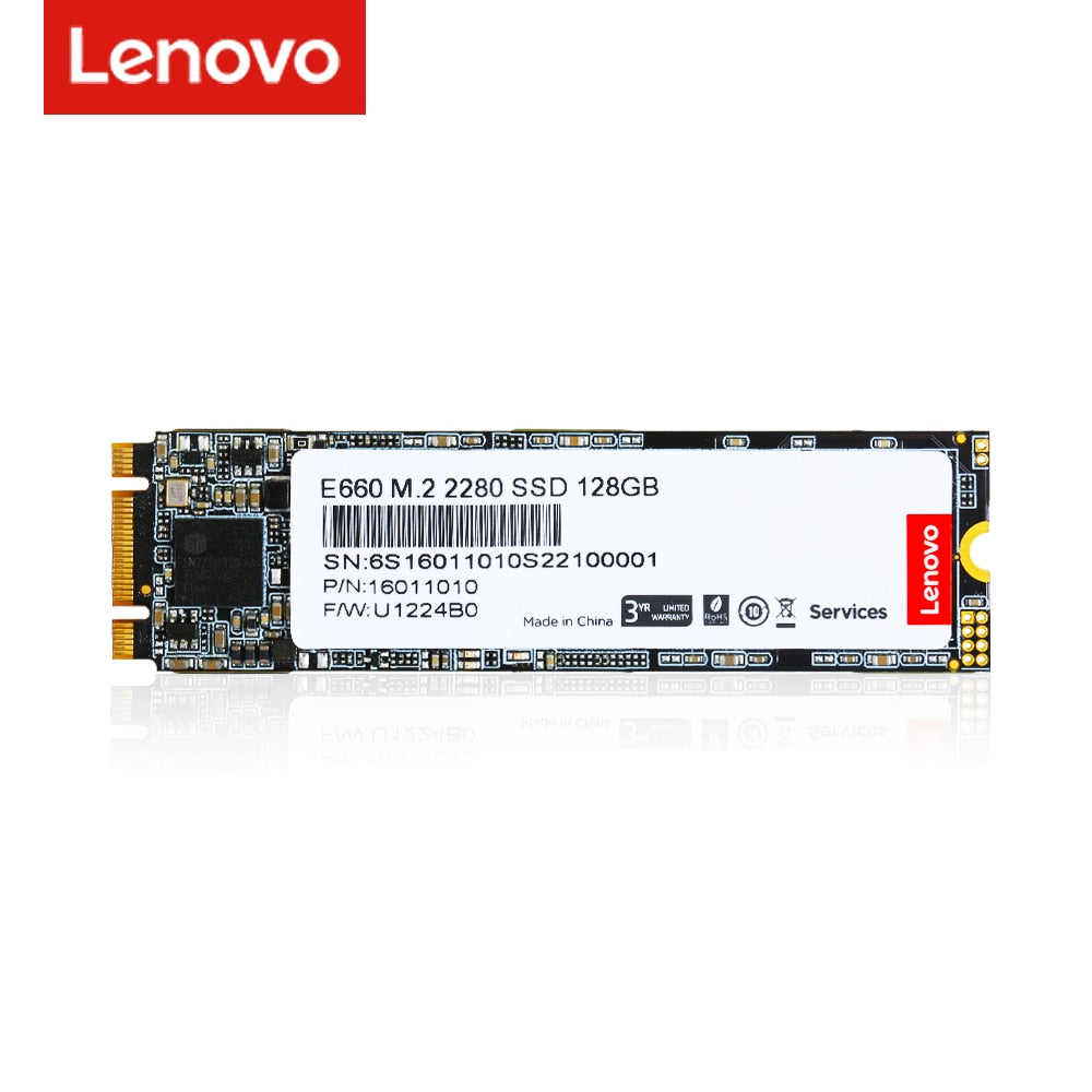 Lenovo M2 SATA SSD 128GB 256GB 512GB 1TB M.2 NGFF SSD 2280 Internal Solid State Drive Hard Disk for Laptop Desktop PC