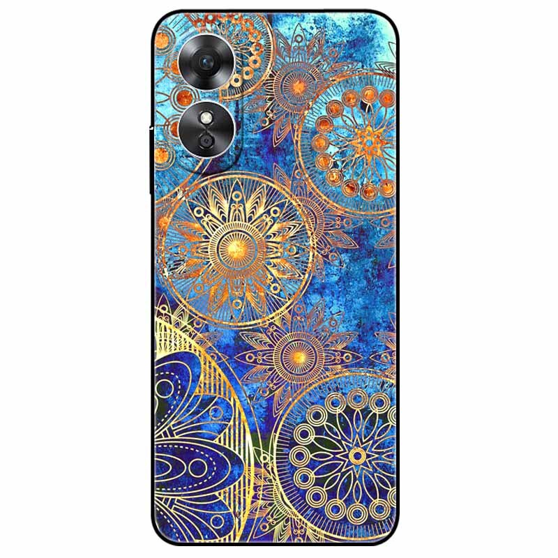 For OPPO A98 5G A 98 Case Silicone Soft Wolf Lion Cat Black Bumper Funda Coque for OPPO A98 2023 CPH2529 OPPOA98 Protective Bag