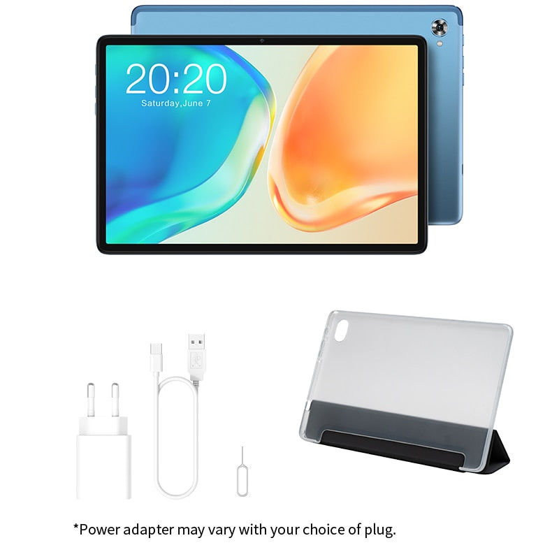 Teclast M40 Plus 10.1 inch Tablet Android 12 1920x1200 8GB RAM 128GB ROM MT8183 8 cores GPS Type-C Metal body 7000mAh GPS