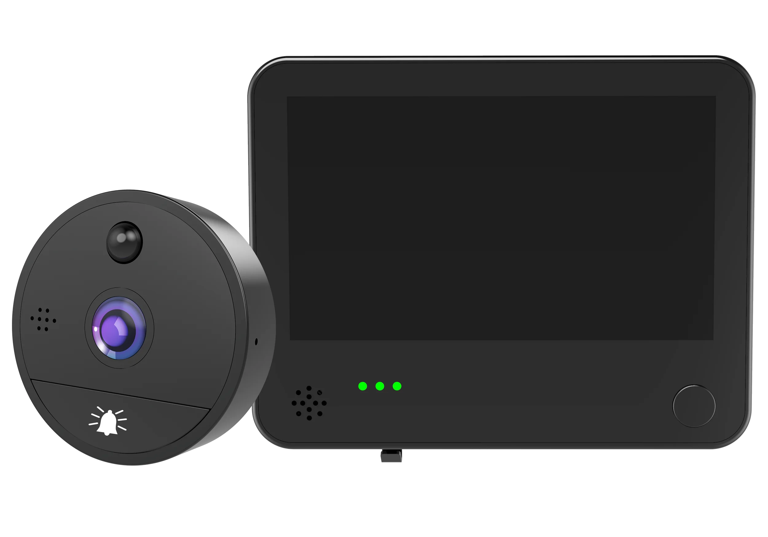4.3 inch 2MP 1080P Tuya WiFi Doorbell Visual Door Peephole Video Eye Night PIR Home Security Wireless Intercom For IOS Android