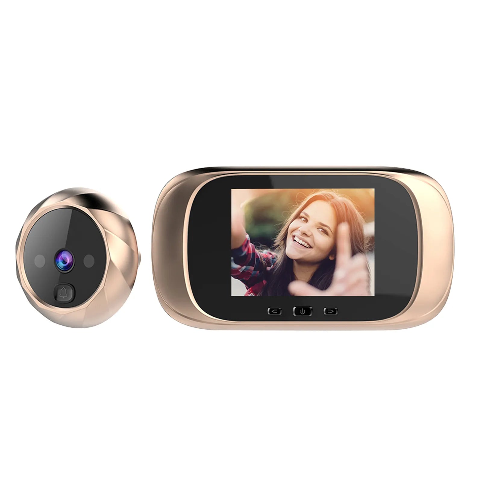 Digital Door Viewer Peephole Door Camera Doorbell 2.8-inch LCD Screen Night Vision Photo Shooting Digital Door Monitoring