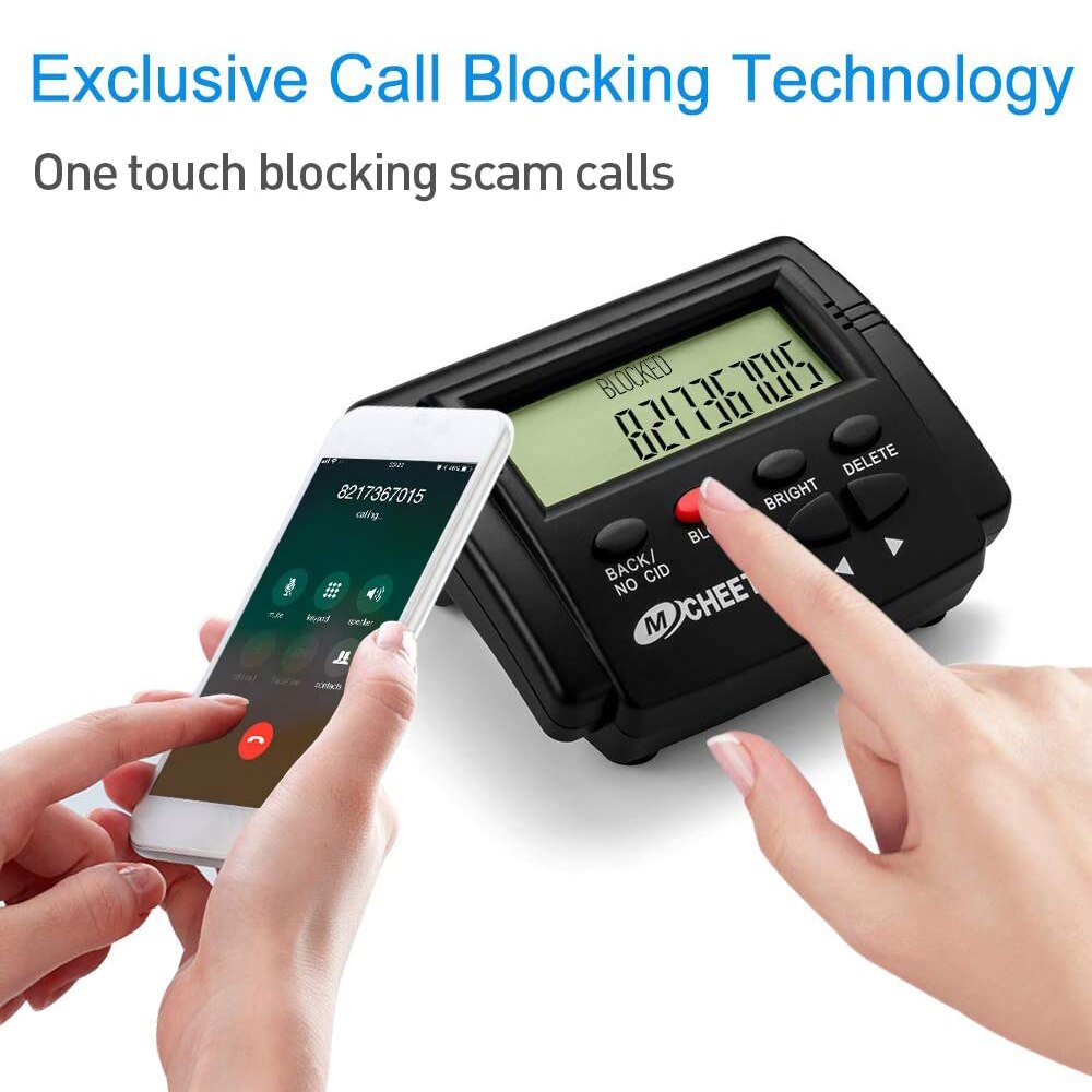 One Touch Number Block Device Call Blocker for Landline Phones Premium Phones with Call Blocking Block Unwanted Nuisance Calls