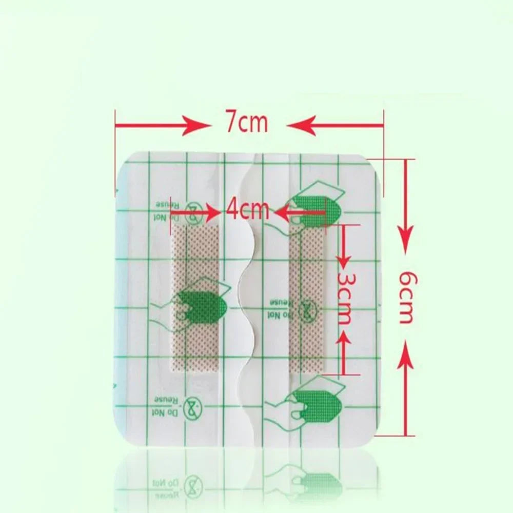 30pcs/set 6X7CM Waterproof Band Aid First Aid Accessories Wound Plaster Adhesive Bandages Camping Survival Kit