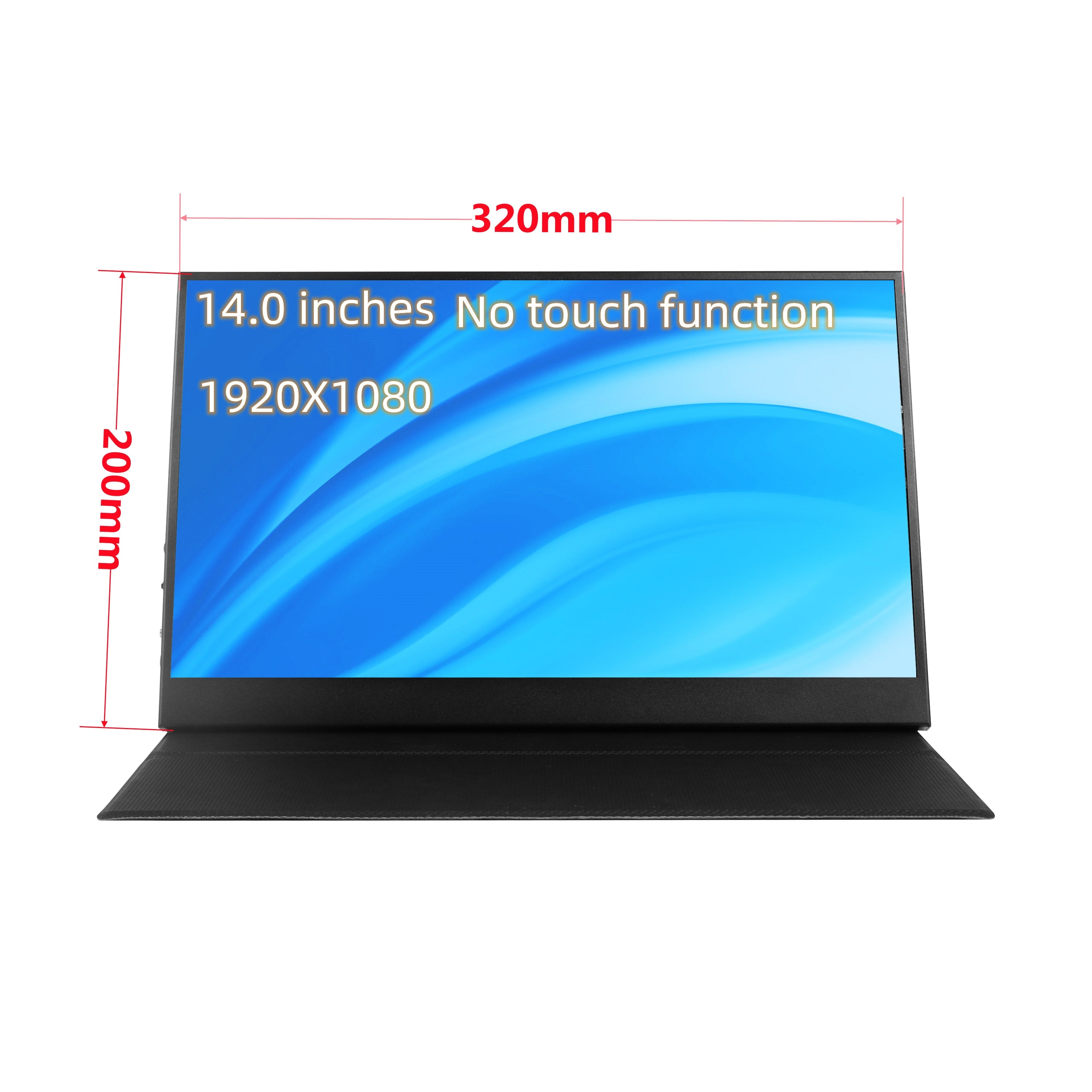 14.015.6Inch 1080P Monitor HD Portable IPS Touch Screen HDMI-Compatible Gaming Display For Switch PS5 Xbox Macbook Pro Mobile PC