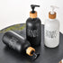 500ml Press Split Bottle Matte Boston Bottle Hand Sanitizer Lotion Bottle Hand Soap Dish Soap Dispenser with Pump Soap Bottle