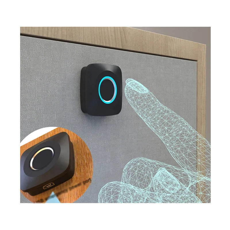 1 Set Fingerprint Lock Universal Keyless Padlock Mini Smart furniture USB Antitheft Product Home Essentials for Office Household