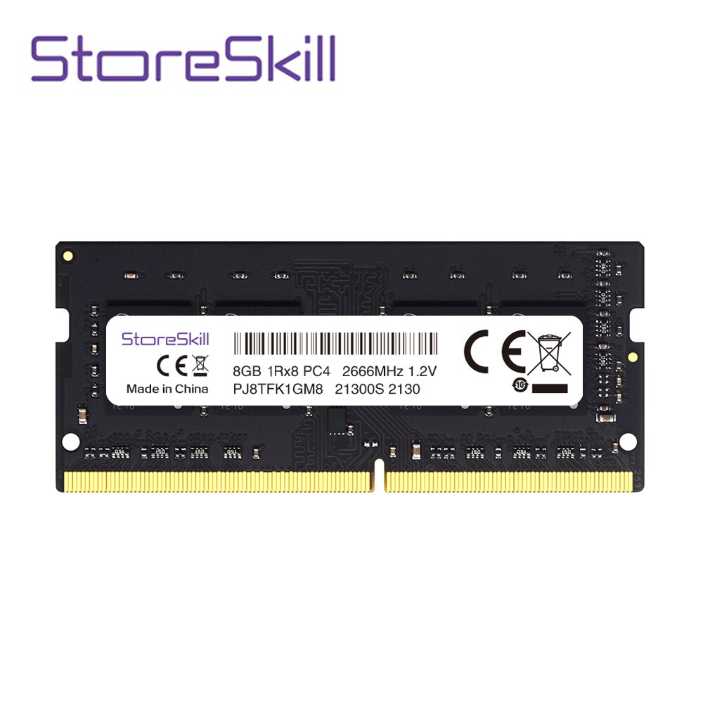 StoreSkill SODIMM Memoria DDR4 16GB 8GB 4GB 3200 2133 2400 2666 17000 19200 21300 1.2v for Laptop Ram Memory
