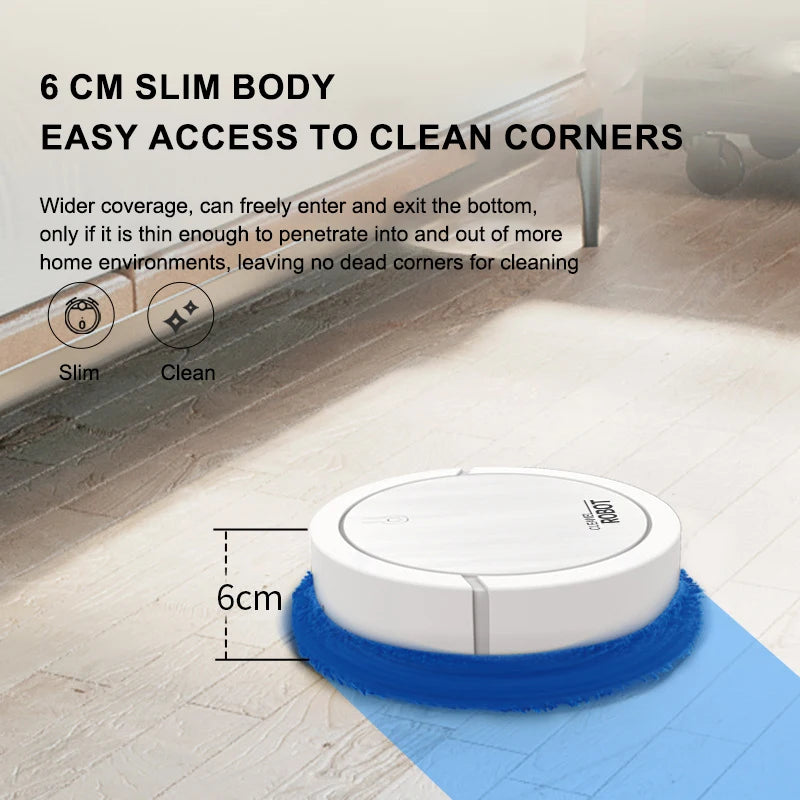 Mopping Robot Rechargeable Lazy Automatic Electric Floor Washing Machine Humidifying Spray Household Intelligent Robot Cleaner