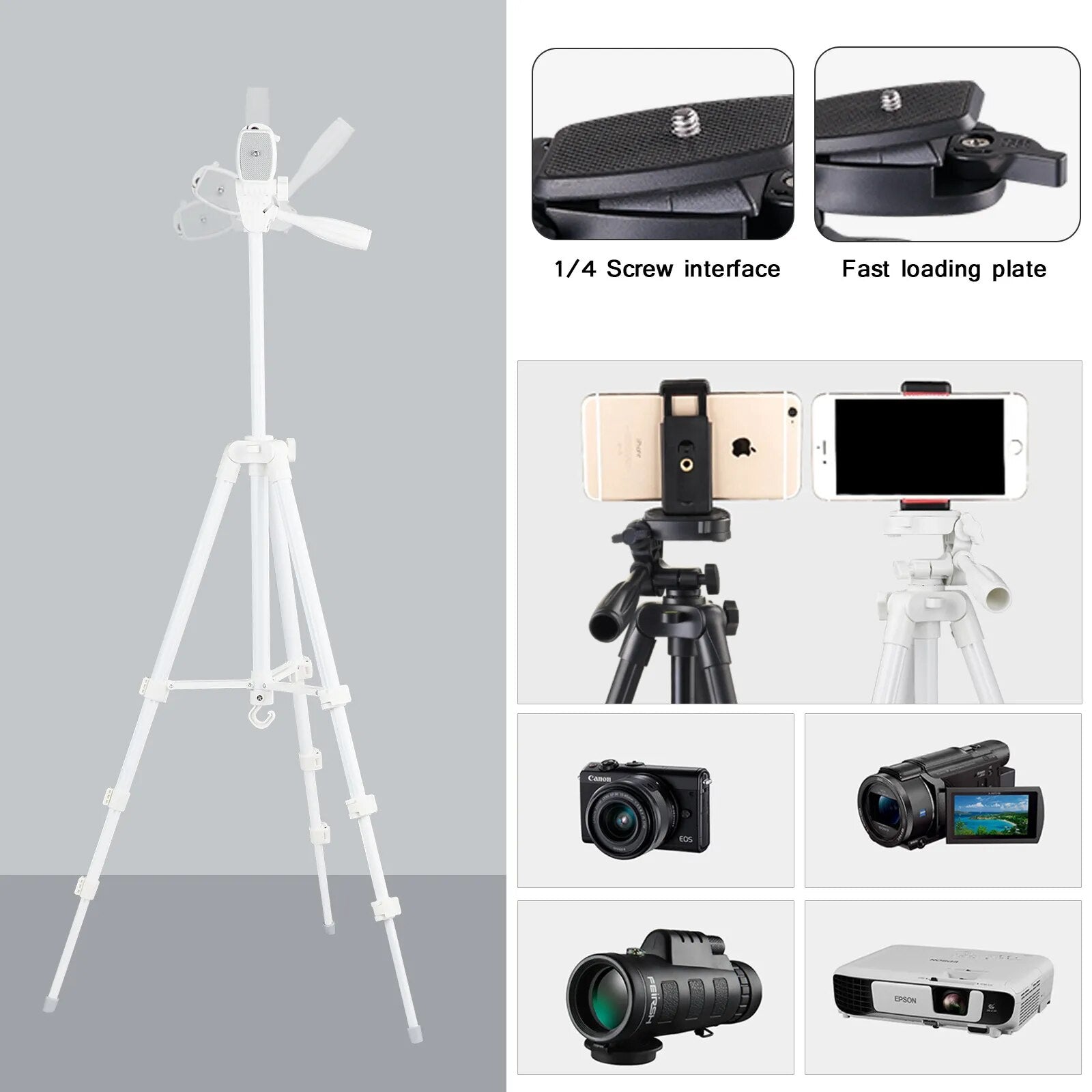 140CM Phone Tripod Stand With Selfie Remote Professional Video Recording Camera Photography Stand For Xiaomi HUAWEI IPhone Gopro
