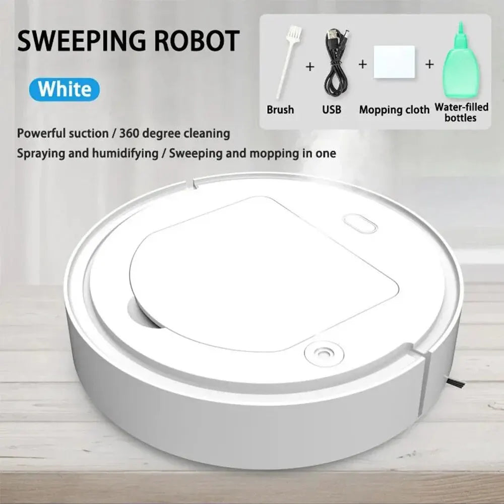 Intelligent Sweeping Robot With Humidify Cleaner Floor Edge Dust Clean 4-In-1 Auto Sweeper Multifunctional Cleaning Robot