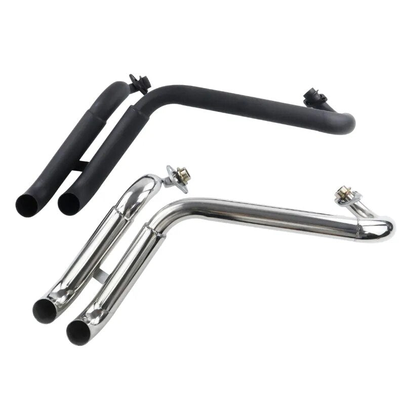 Motorcycle Exhaust Pipe With Silencer Stainless Steel Chrome Exhaust Pipe For Yamaha Virago 250 XV125 XV 125 XV250 XV 250