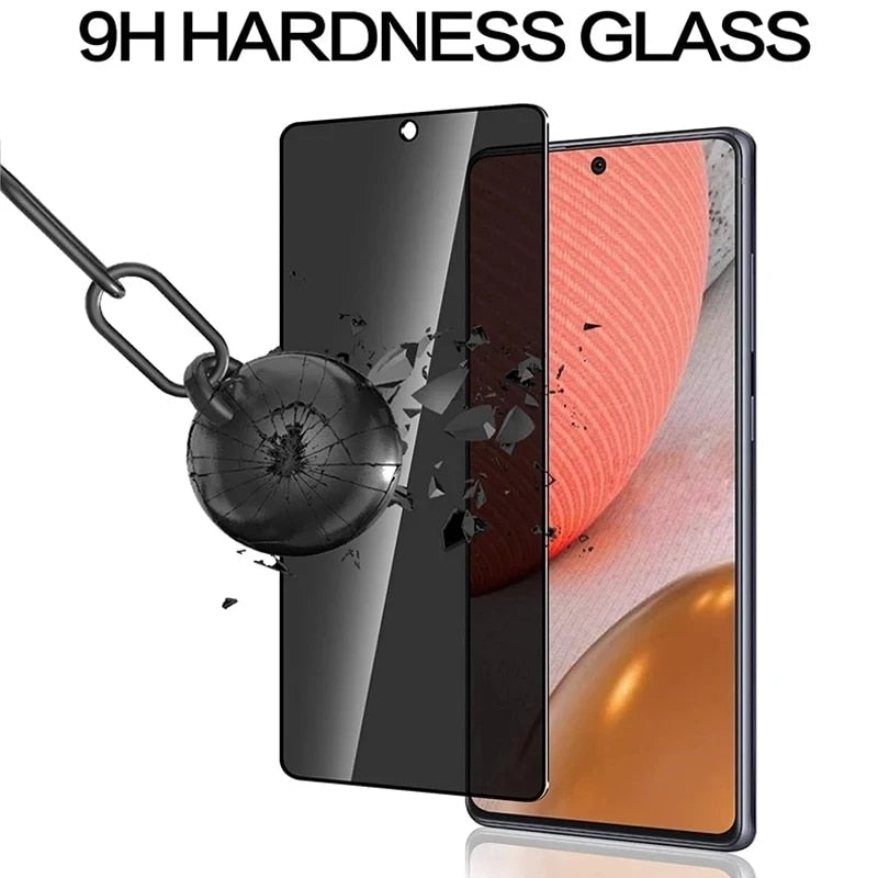 Anti-Spy Tempered Glass For Samsung A13 A73 A53 A72 A52 A32 A54 5G Screen Protector For Samsung Galaxy S10E M12 M32 M52 Privacy