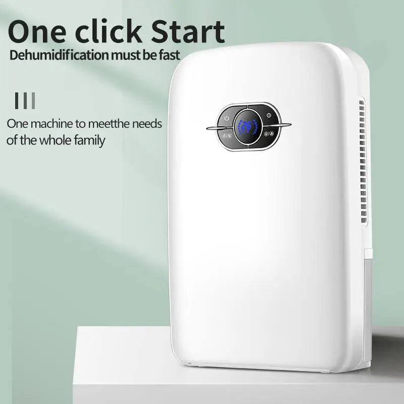 Dehumidifiers (2.5L) for Bedroom (700sq ft) with 2 Working Modes & Auto Shut-off, Quiet Small Dehumidifier for Basement,Bathroom