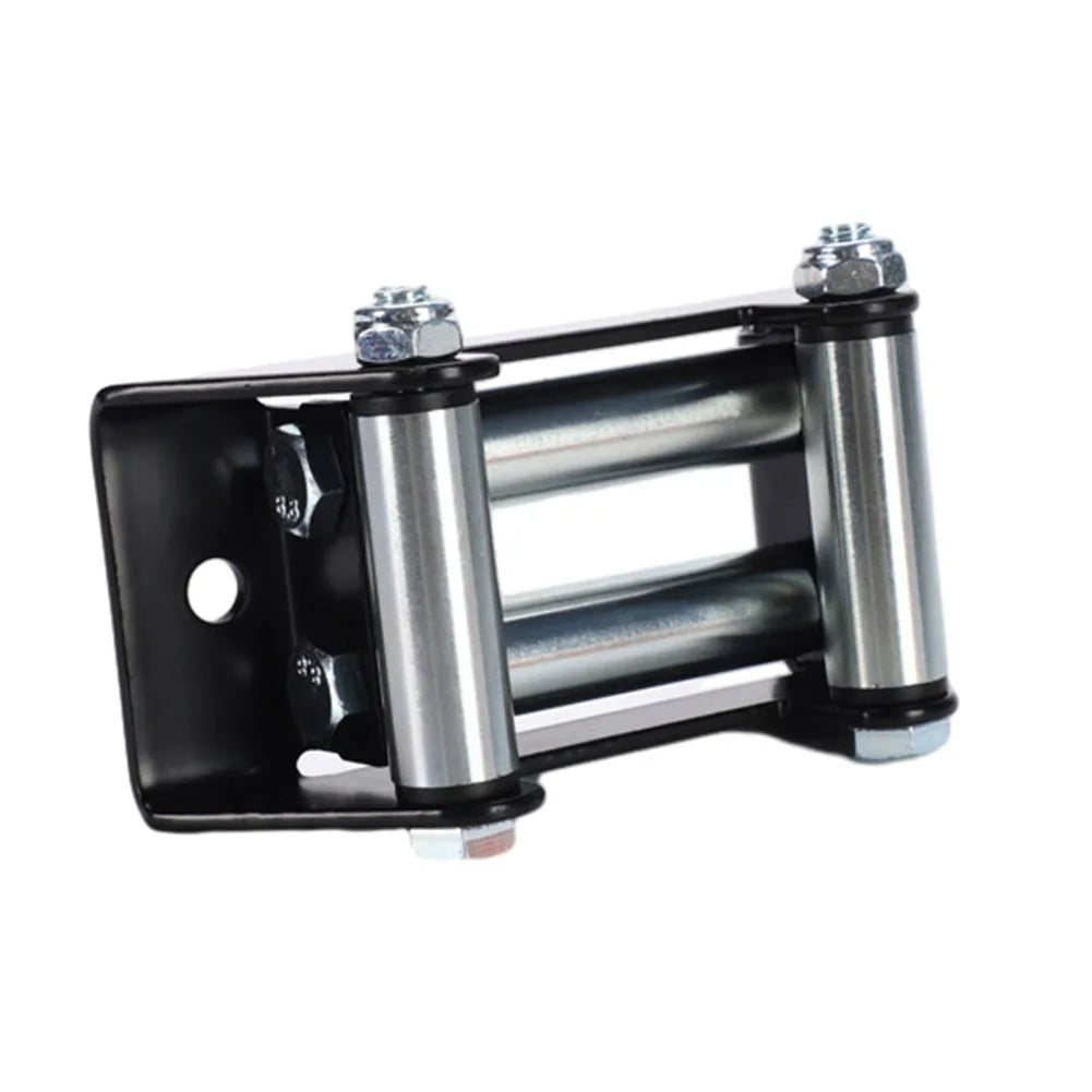 Heavy Duty Roller Fairlead for ATV UTV Winches Dowel Pin Bearings Composite Bushings Ensures Easy and Smooth Operation