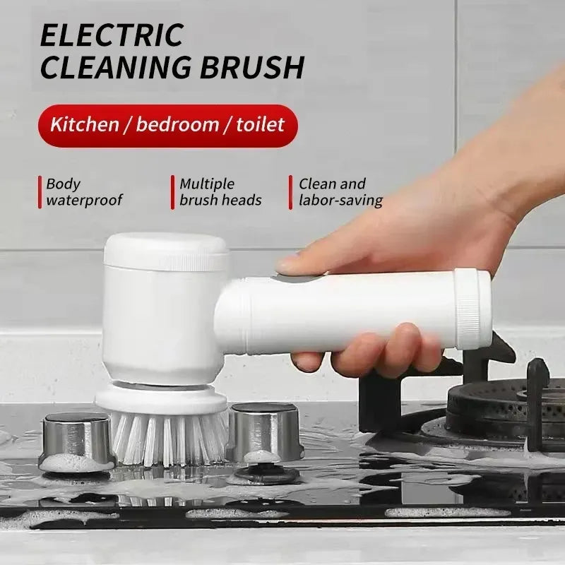 Xiaomi New Wireless Electric Cleaning Brush Home Kitchen Dishwashing Brush Bathtub Tile Professional Cleaning Brush Saves Labor