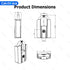 4 Ways Unlock TTlock App Waterproof  Fingerprint Key 13.56khz RFID Card USB Rechargeable Door Lock Smart Padlock Bluetooth