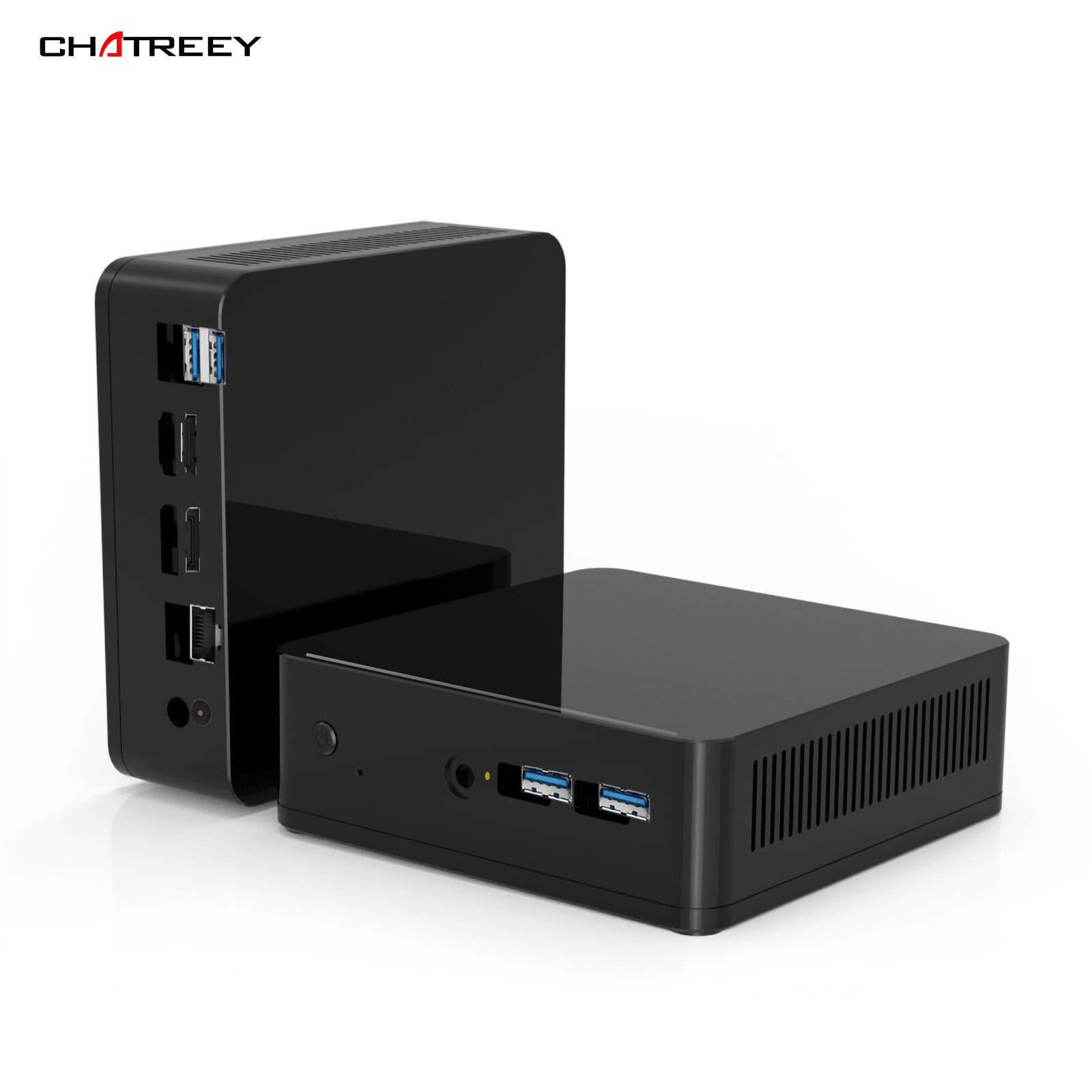 Chatreey Mini PC Ryzen 5 3550H 4cores Gaming Desktop Computer NVME SSD WIFI6 HDMI DP Windows 11 Pro