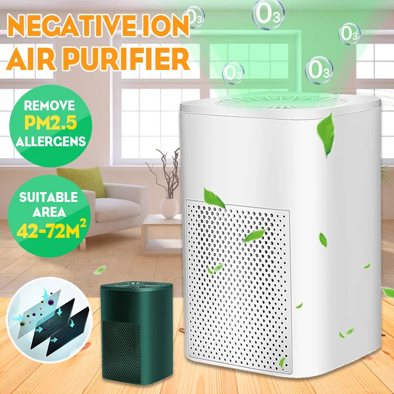 Xiaomi Youpin New Air Purifier UV Activated Cleaner Ozone Ionizer Sterilization Remove Smoke Odor 2022 Air Filter Fresh for Home