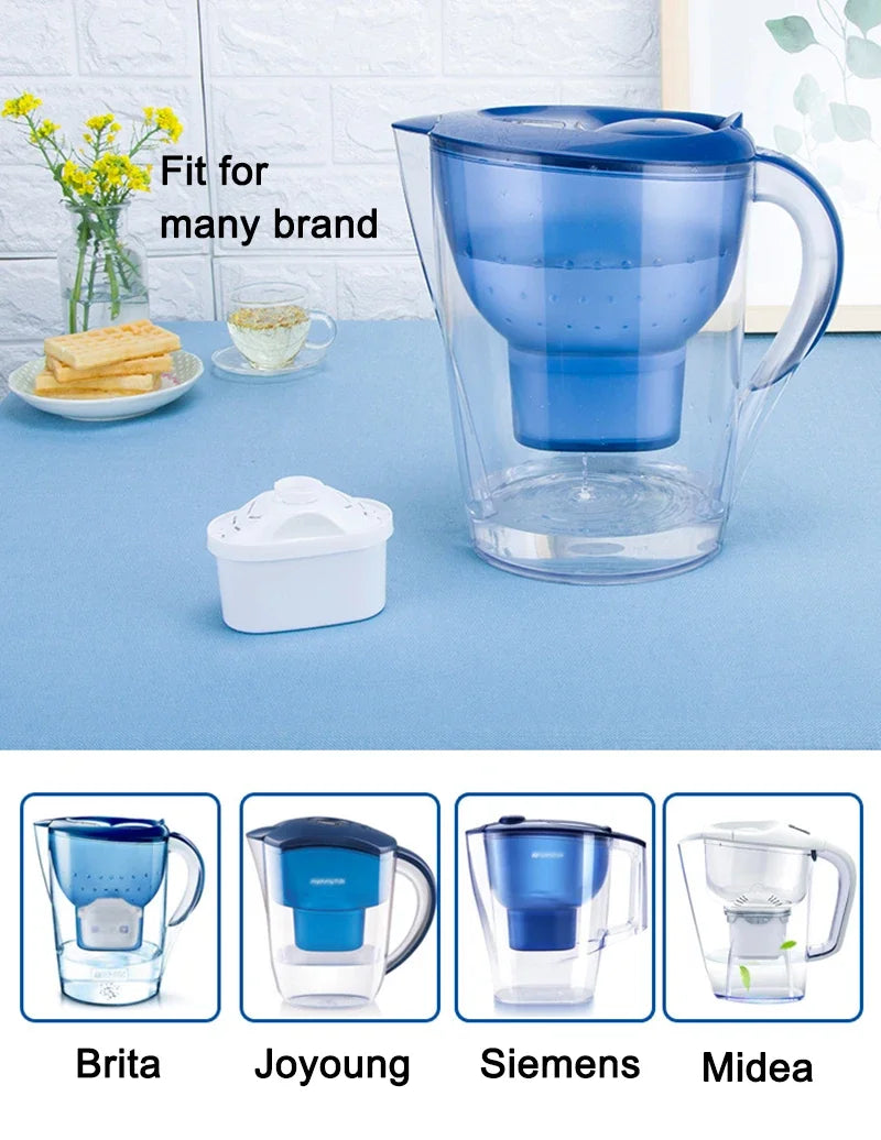 For Brita Maxtra 2PCS/6PCS Water Filters Cartridge Limescale Chlorine Impurities Purify Kettle Activate Carbon Water Filter