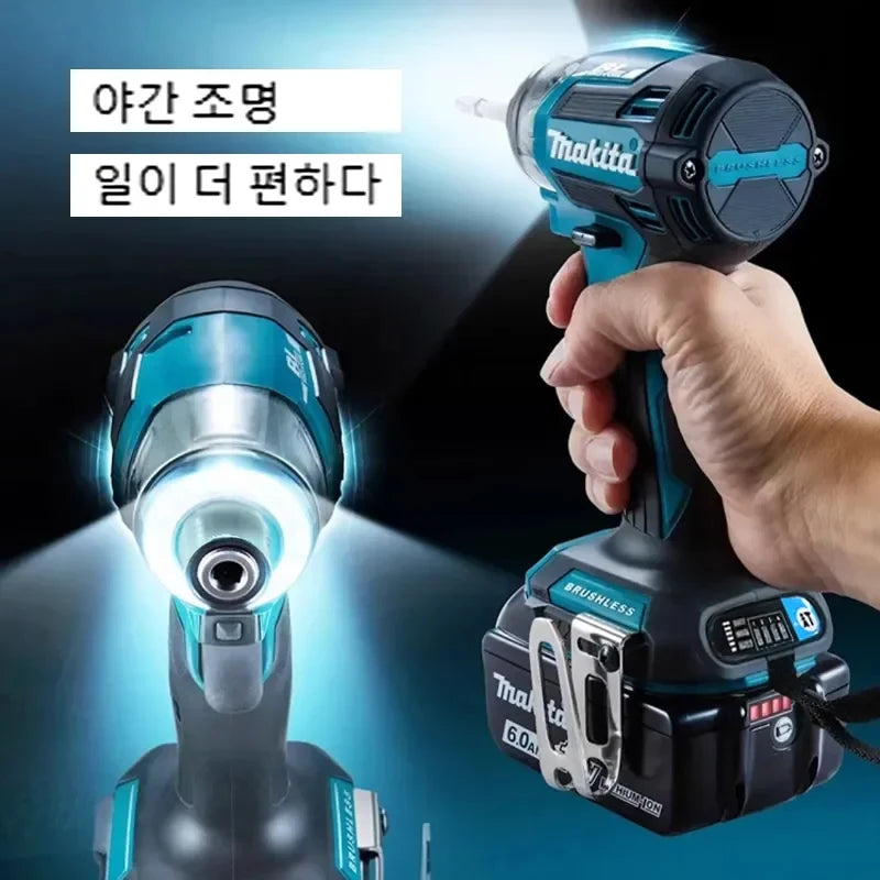 2024 new Makita DTD173 18v Electric Cordless Impact screwdriversTorque Wrench Wireless Drill Tool  Power 180N Brushless