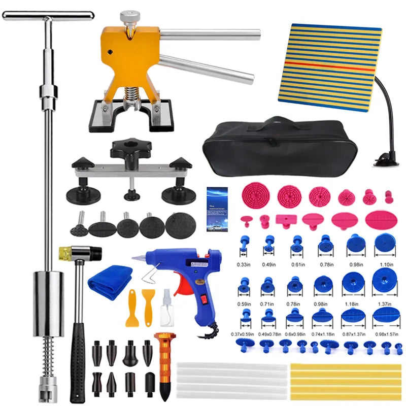 Automotive Paintless Dent Repair Tool Auto Dent Puller Kits Suction Cup Car Body Dent Damage Repair Dent Removal Hand Tool sets