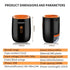 Dehumidifier for household small bedrooms basement moisture absorption drying dehumidification and moisture prevention devices