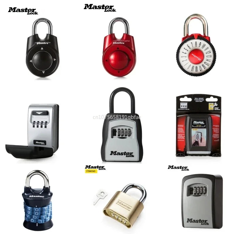 Master Lock Portable Padlock Escape Room Lock Gym School Club Cabinet Lock Combination Hook Safety Storage Box