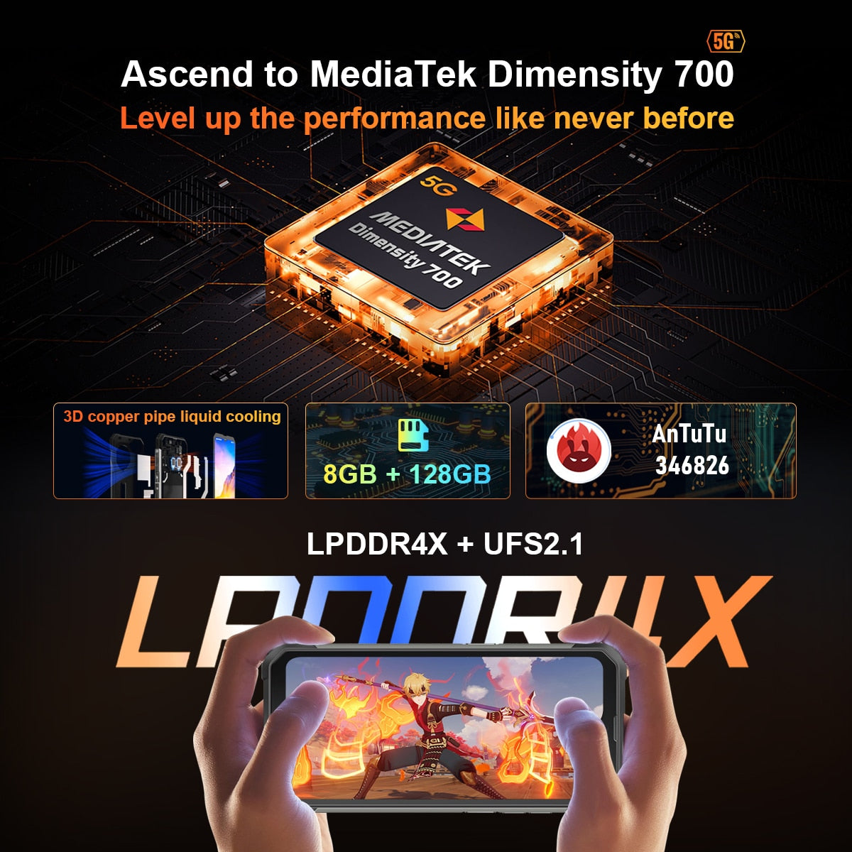 Blackview BL8800 Night Vision & BL8800 Pro 5G Rugged Phone Thermal Imaging Camera FLIR® Smartphone 6.58" 8GB+128GB Cell Phone