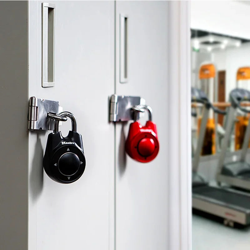 9Pcs  Master Lock Portable Combination Directional Code Padlock Gym School Fitness Club Security Locker Door Code Lock
