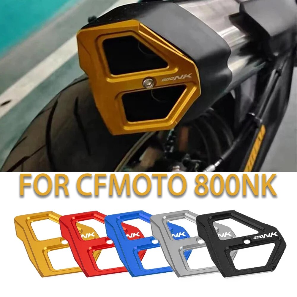 2023 800NK Accessiores For CFMOTO  NK 800 NK800 Motorcycle Exhaust Hood Guards Cover Rear Trim Decorative Cover Pipe Tail End