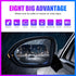 2Pcs Car Rearview Mirror Film Side Window Rainproof Clear Film Anti Fog Waterproof Protective Film Auto Sticker Car Accessories