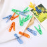 40/20Pcs Clothes Pegs Strong Windproof Laundry Clothespins Plastic Clothes Clip Hangers for Underwear Socks Drying Stand Holder