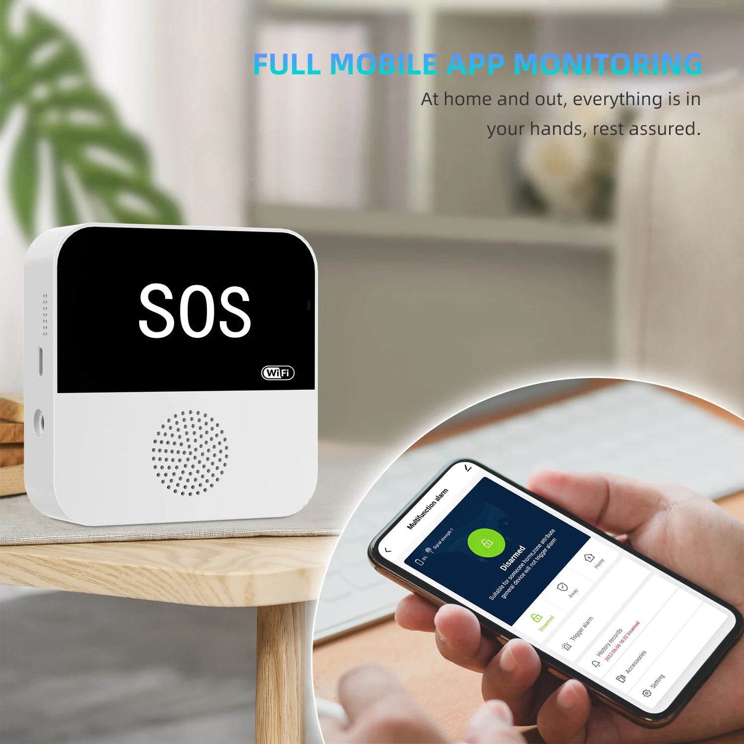 Wireless WiFi Smart Home Automation Alarm System Security Protection Kit With 433mhz Sensor Burglar Alarm Support Google Alexa