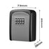 Metal Key Box Password Wall Mounted Security Anti-theft Organizer Home Indoor Outdoor Safe Lock Storage G9