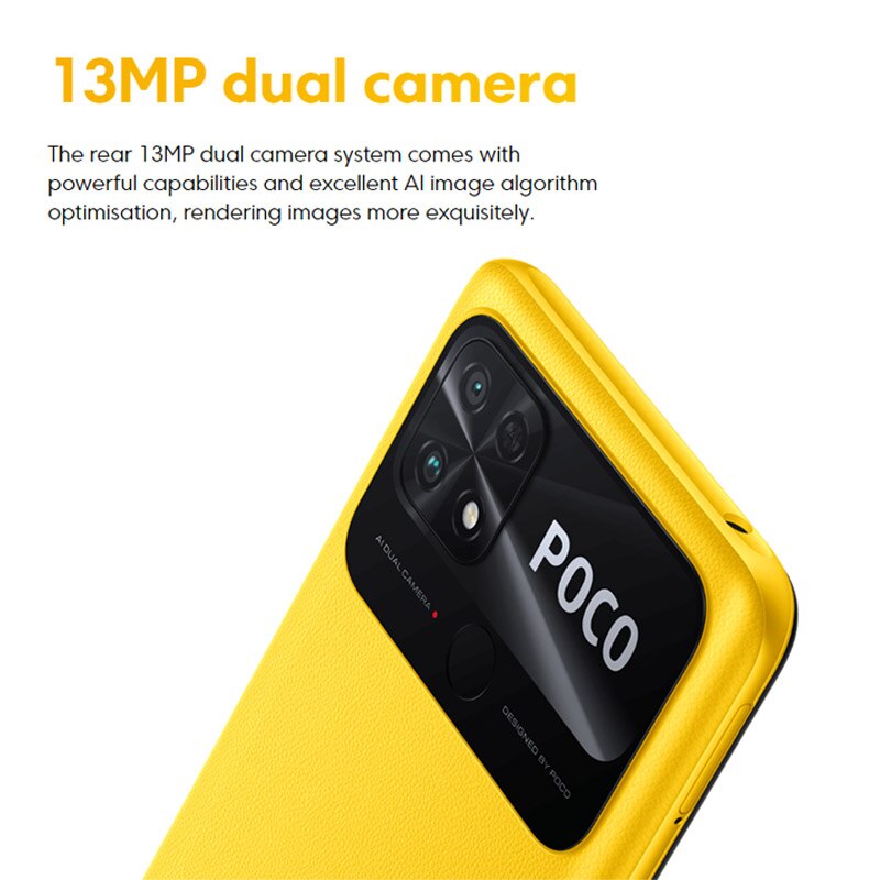 New Global Version POCO C40 3GB 32GB / 4GB 64GB Smartphone 6000mAh battery 6.71”Display JLQ JR510 Octa-core CPU 13MP main camera