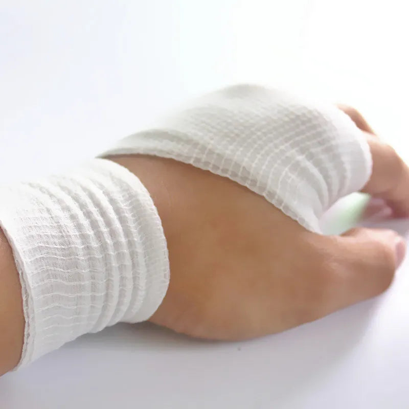 6pcs PBT Elastic Bandage First Aid Kit Gauze Roll Wound Dressing Nursing Emergency Care Bandage 4.5m