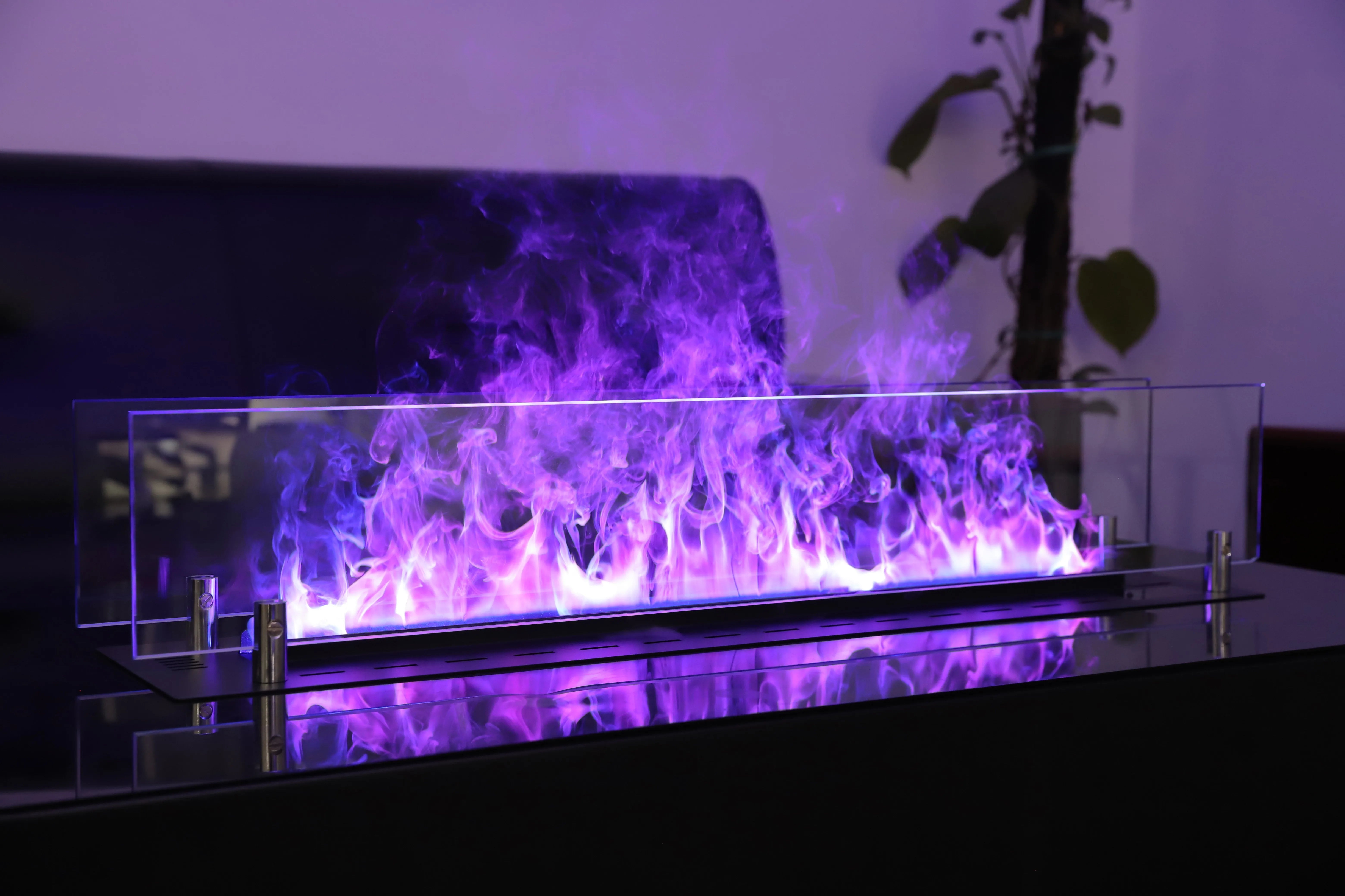 Inno-Fire 60 inch 3d electric fireplace color fire flame 3D water steam electric fireplace