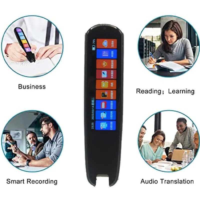 2023 New Scan Reader Pen Translatorand Reading Pen for Dyslexia Autism Smart Voice Scan Translator Pen 134 languages translation