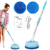 Round Electric Spin Mop 180-degree Rotation Floor Cleaner Machine Cordless Convenient Detachable Handheld For Laminate Hardwood