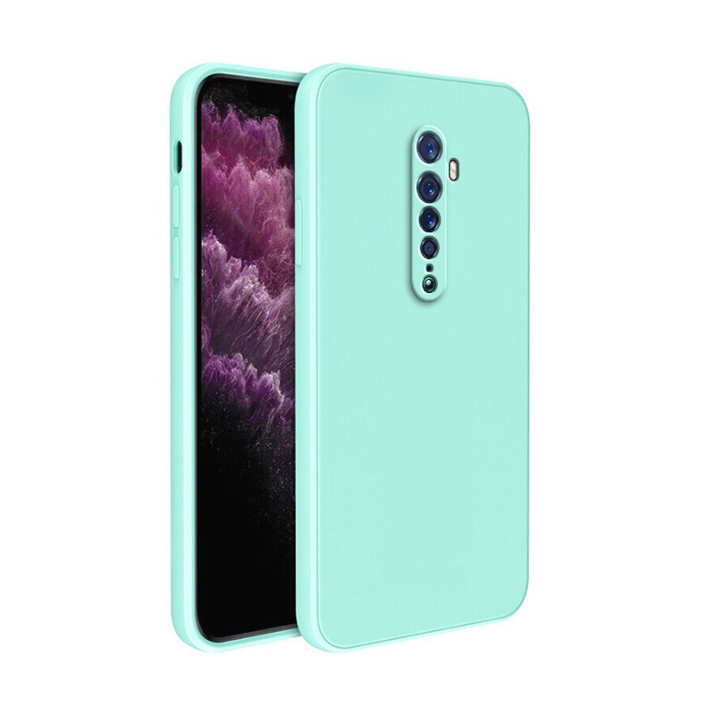 Original Case for OPPO Reno 2 2F 2Z Camera Protection Square Liquid Silicone Reno2 Soft Luxury Ultra Thin Shockproof Cover Funda