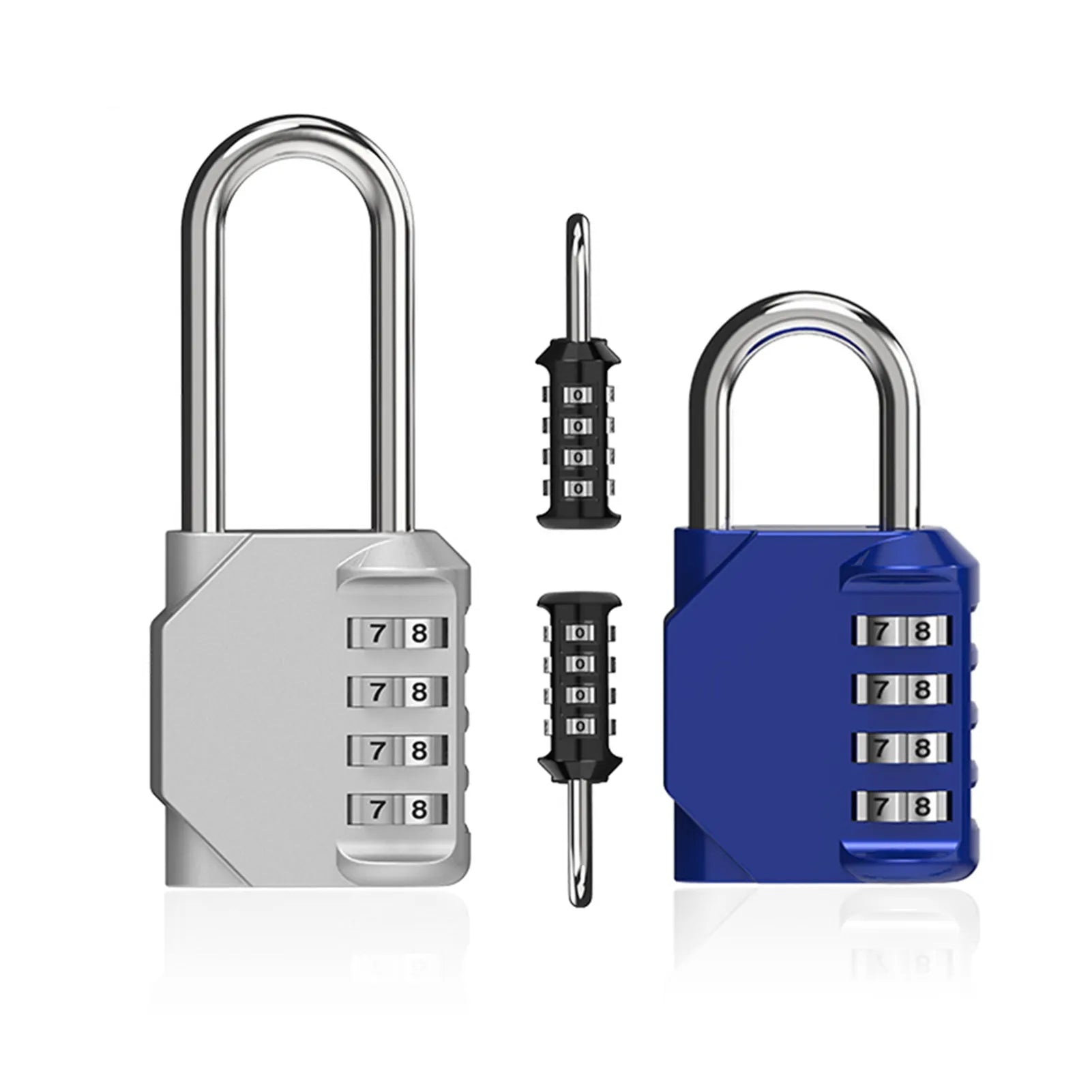 Padlock For Locker Combination 4 Digits Number Combination Lock Splash-proof Anti-corrosion For Toolbox Case Hasp Storage