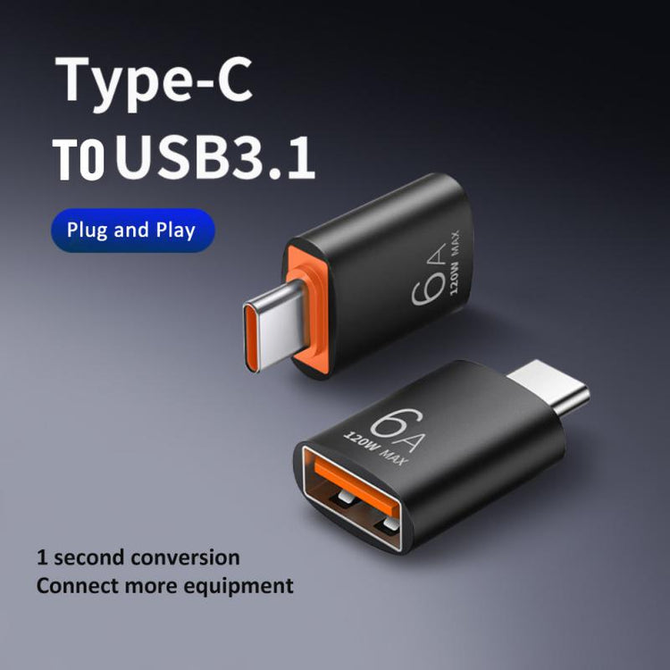 RYRA 6A USB OTG To Type C Adapter Data Transfer Type C Female To USB Male Converter Phone Accessories Adapters Converters