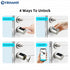 Adjustable Replacement Tuya APP Bluetooth Fingerprint Cylinder Electronic Smart Door Lock Digital Keypad Code Keyless