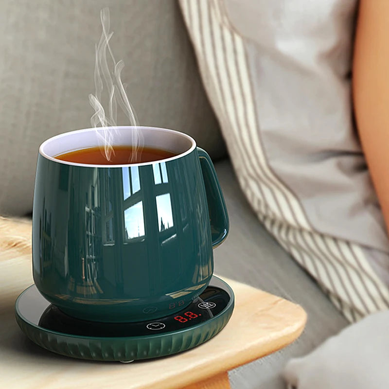 Electric Heating Coaster Beverage Milk Coffee Mat Tea Coffee Heater Warmer Mug Kitchen Service Cup Heating Coaster