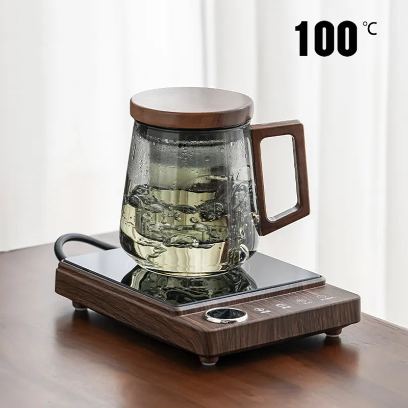 400W Cup Heater 100°C Mug Warmer Electric Hot Plate Tea Stove Coffee Milk Water Heating Pad Warmer Coaster Hot Tea Maker 220V