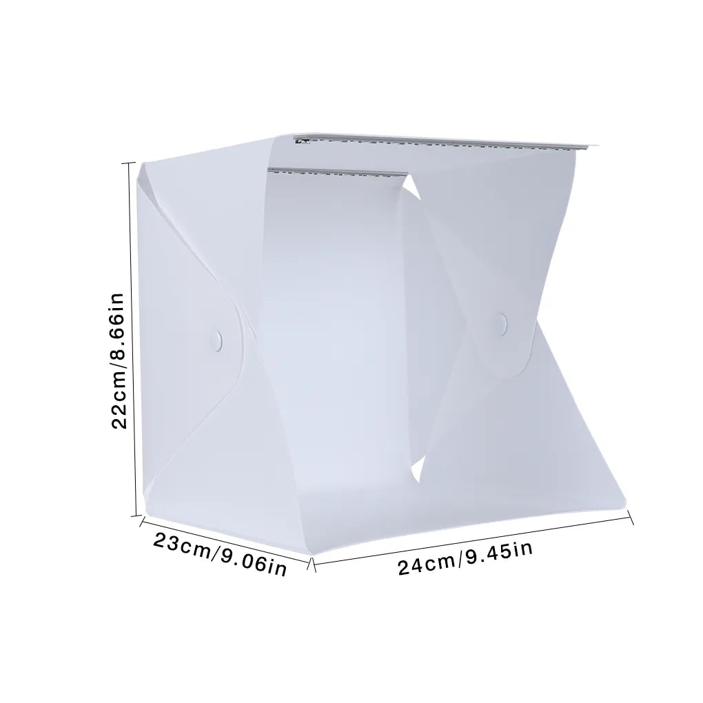 Photography Tent Folding USB Power LED 2x5600k 2x550lm Professional 6 Background Cloth House Office Studio Box