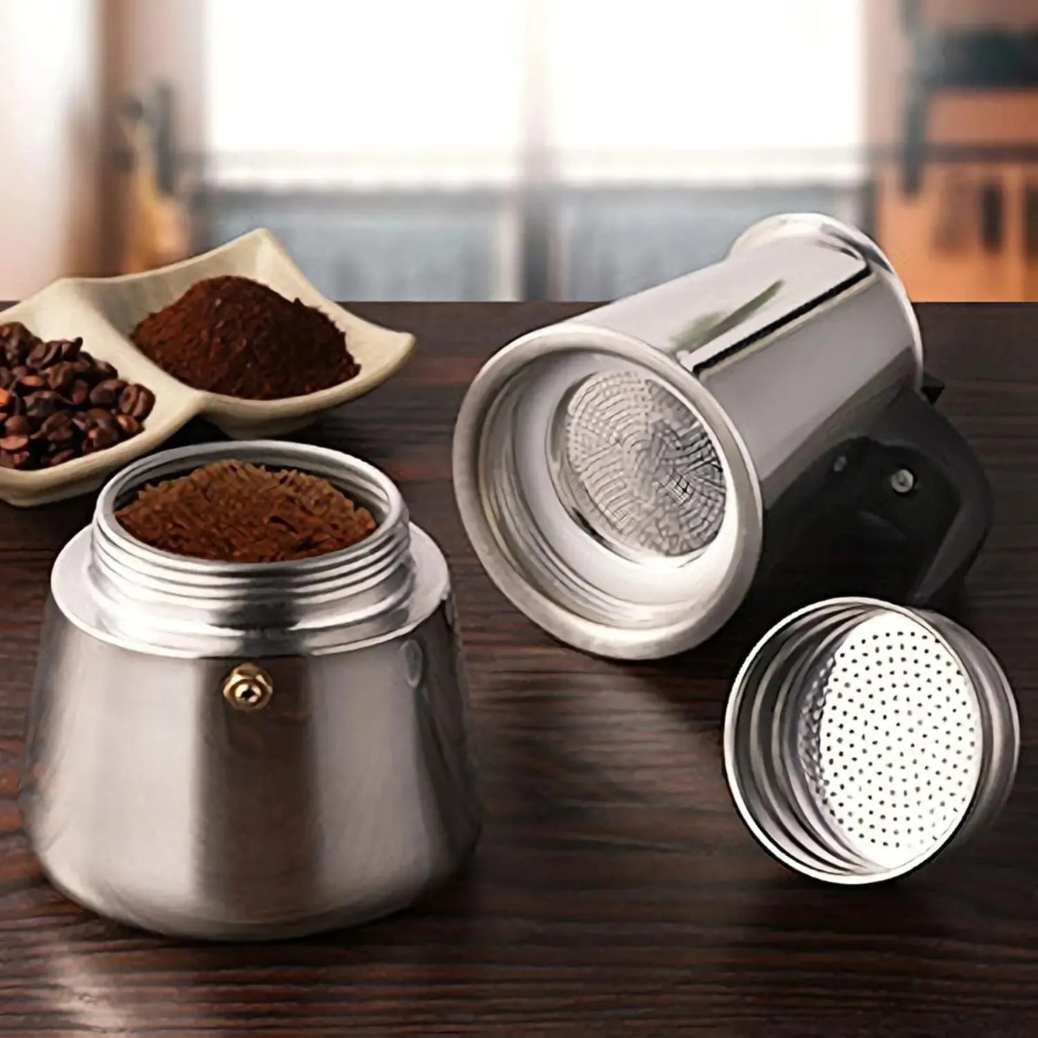 4/6/9 Cups Moka Pot Caffe Machine Espresso Cups Coffee Makers Latte Percolator Stove Top Moka Coffee Maker